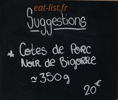 Carte et menu de Les Oies Sauvages à Bruguieres — Un exemple de suggestions du jour