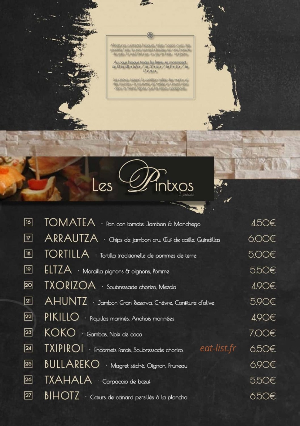 El Patio — carte page 3