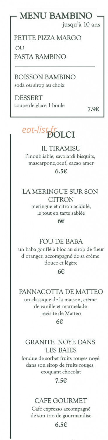 L'Atelier Gourmet — carte page 3