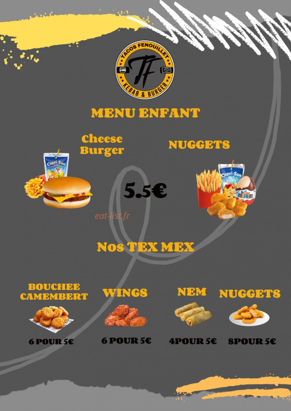Tacos Fenouillet — carte page 4