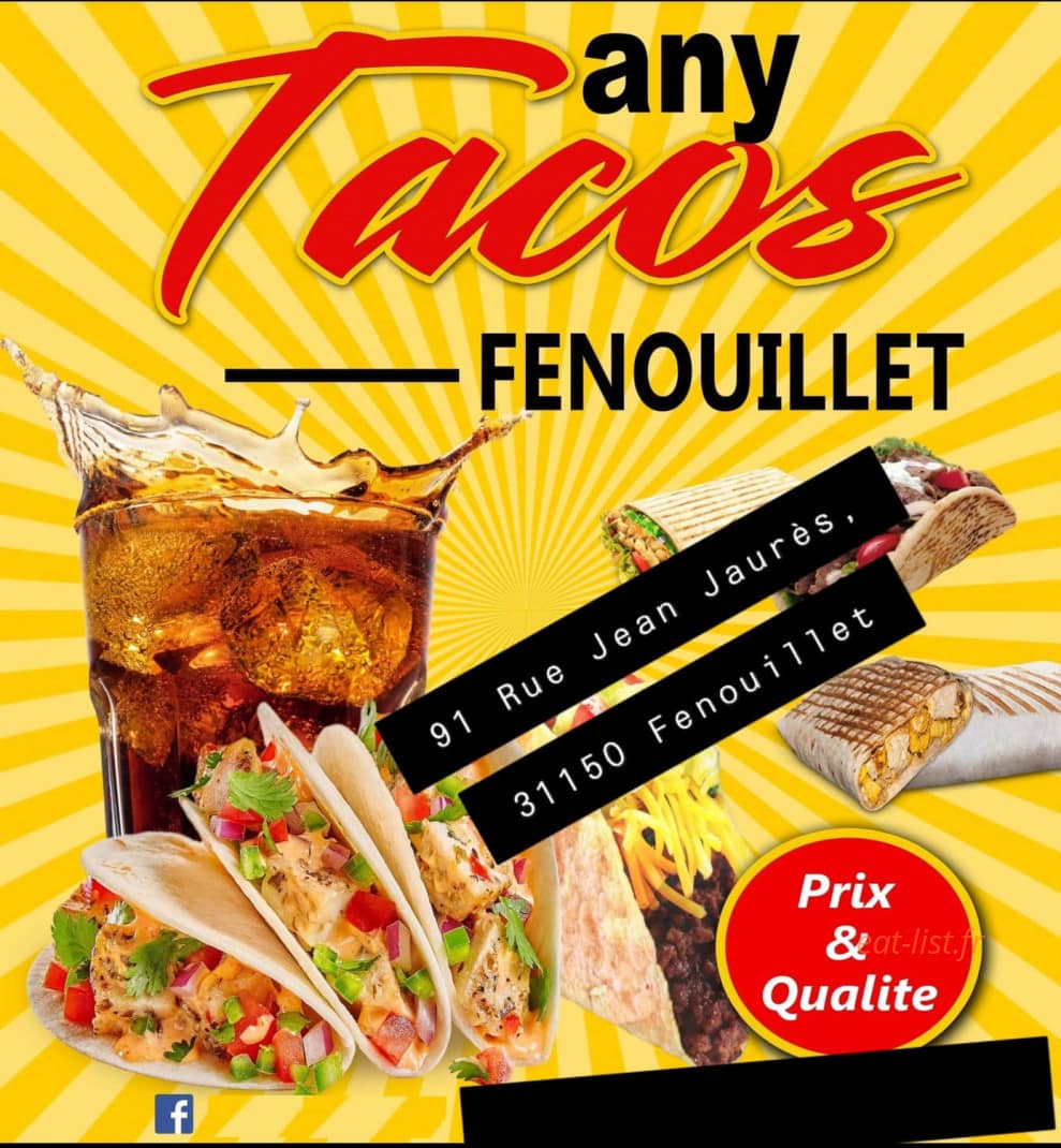 Tacos Fenouillet — carte page 1