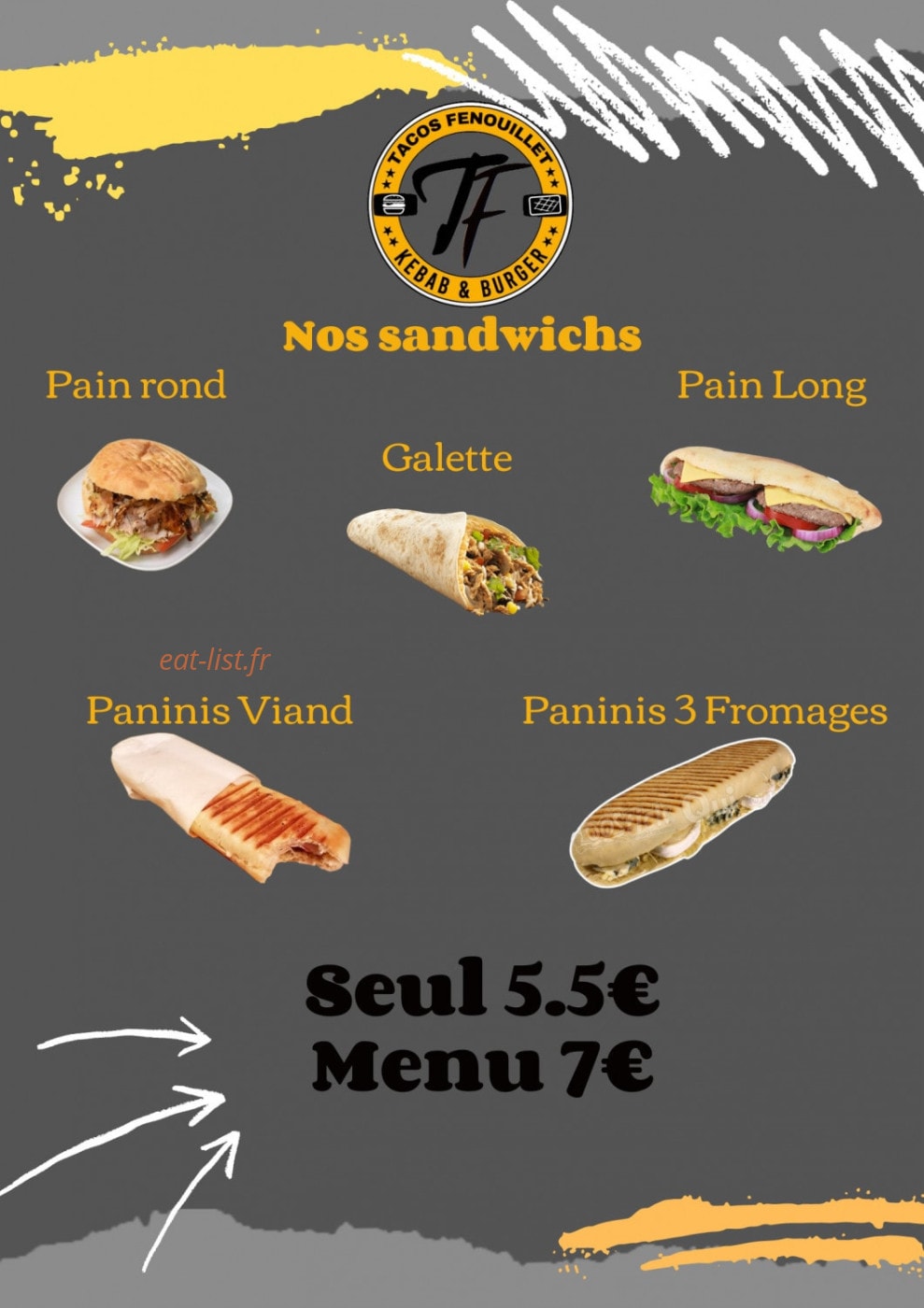 Tacos Fenouillet — carte page 2