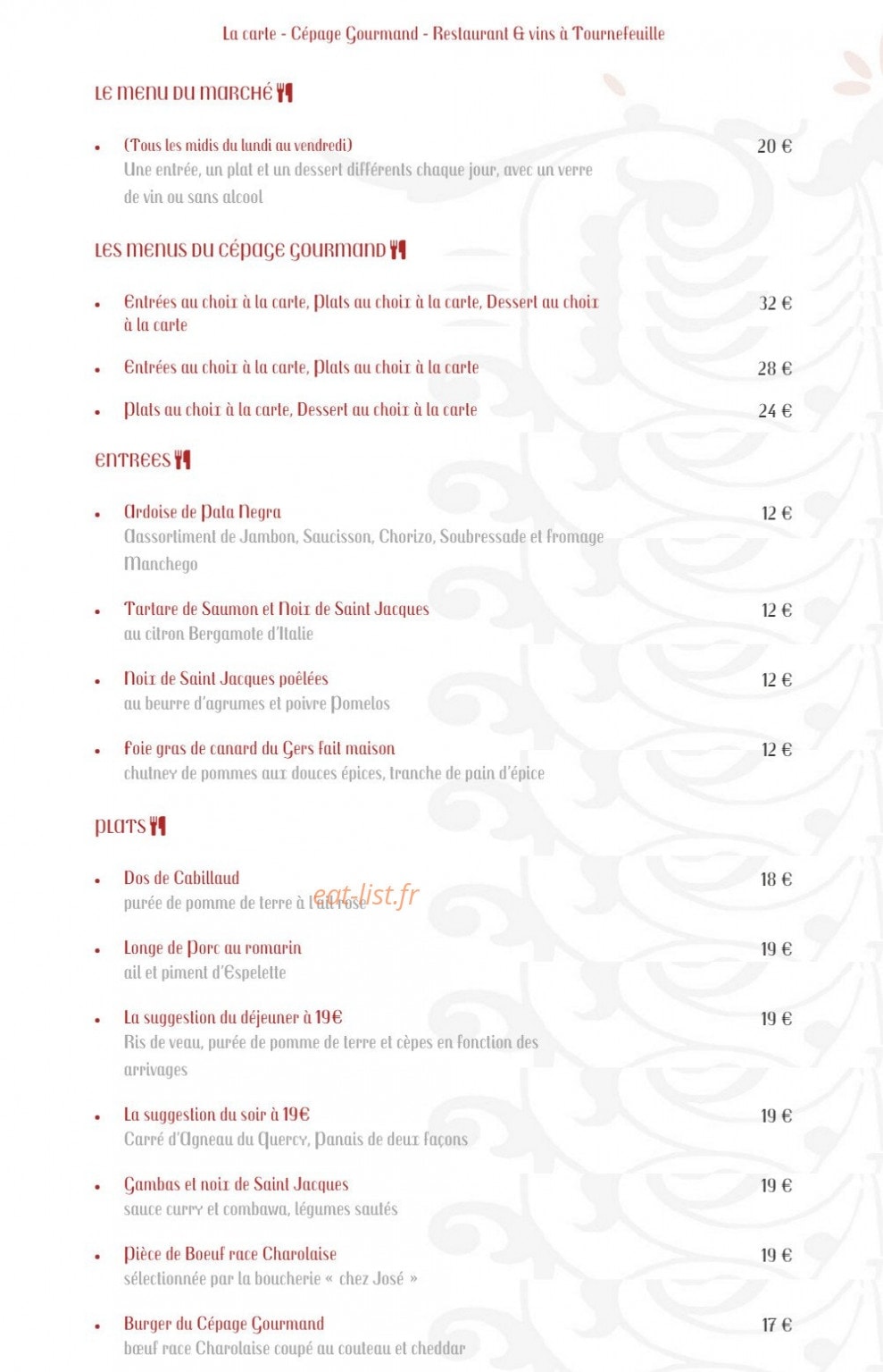 Cépage gourmand — carte page 1