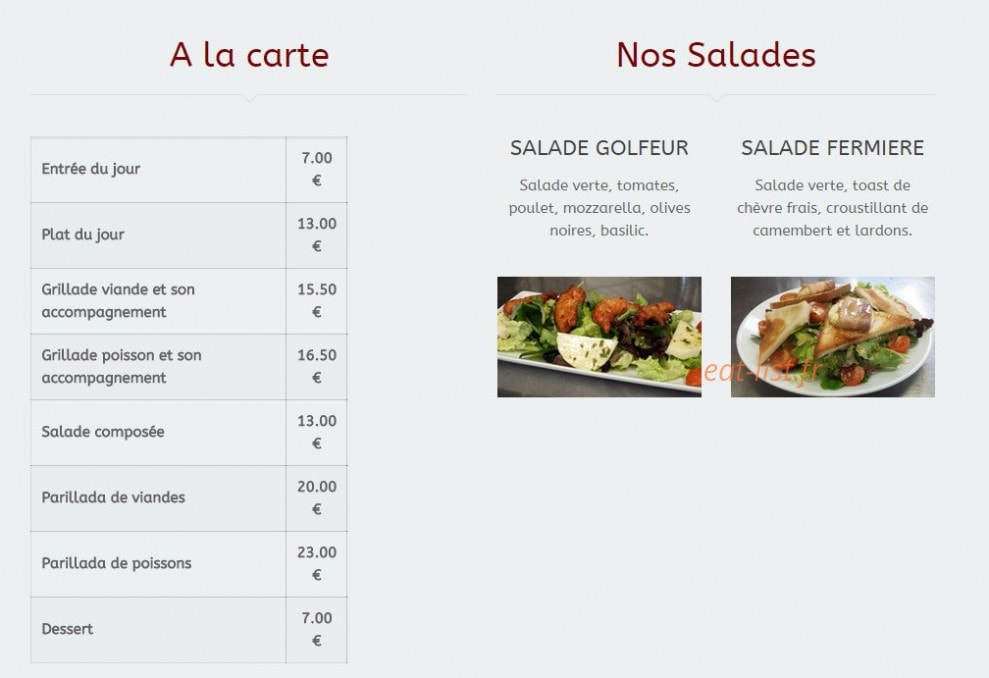 Le Play Off — carte page 2