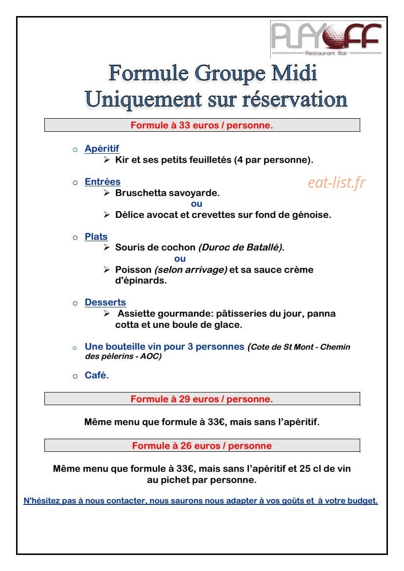 Le Play Off — carte page 3