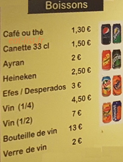 Castel'Kebab — carte page 2