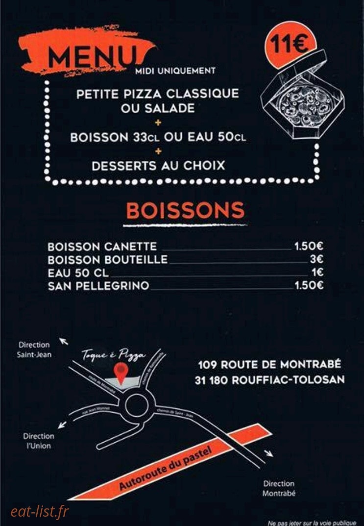 Toque é Pizza — carte page 4