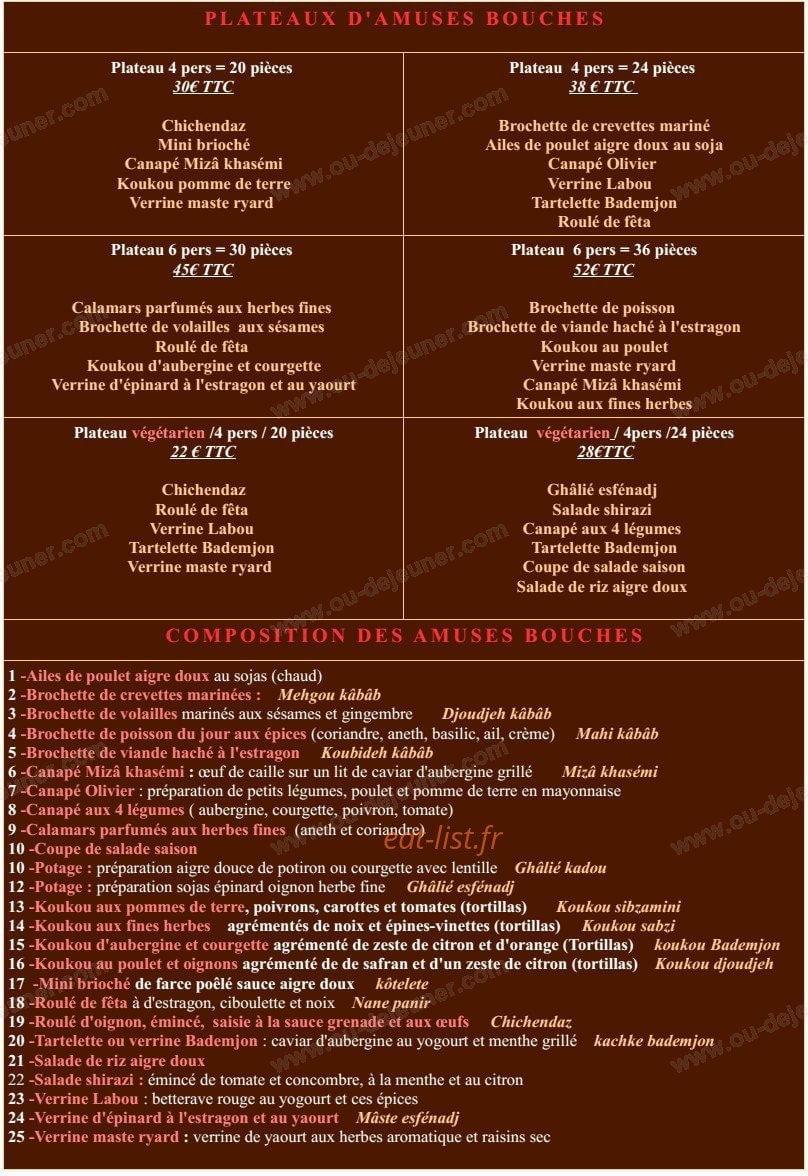 Assiette en Fête — carte page 1
