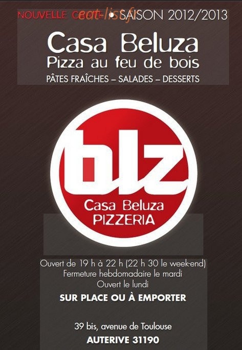 Casa Beluza — carte page 1