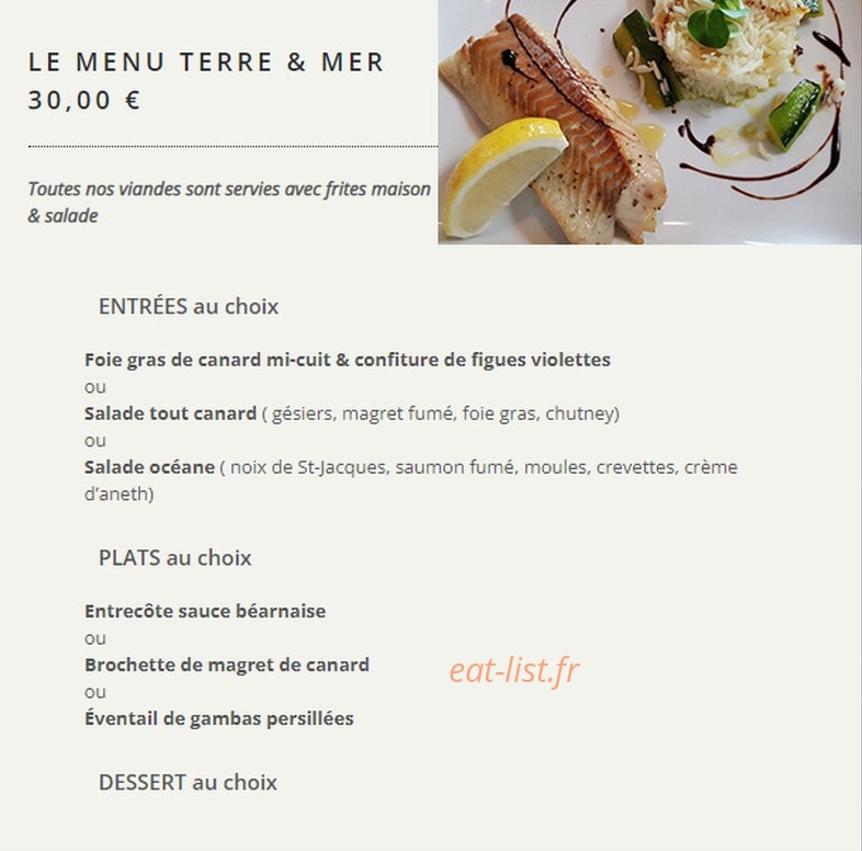 Chez Antoine — carte page 5