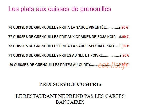 Les delices de Pekin — carte page 7