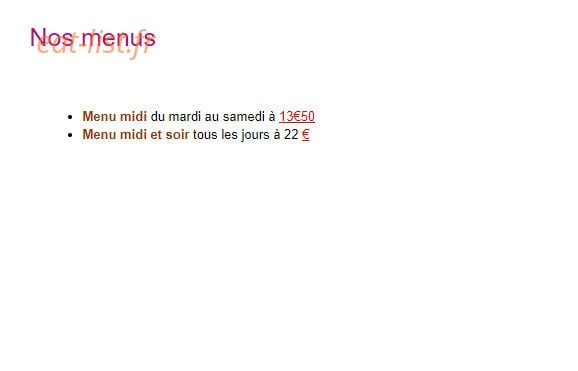 Les delices de Pekin — carte page 10