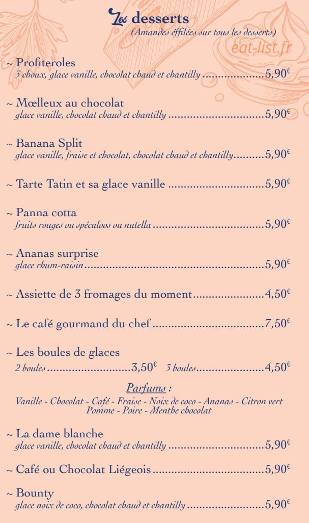 Chez Tite — carte page 4
