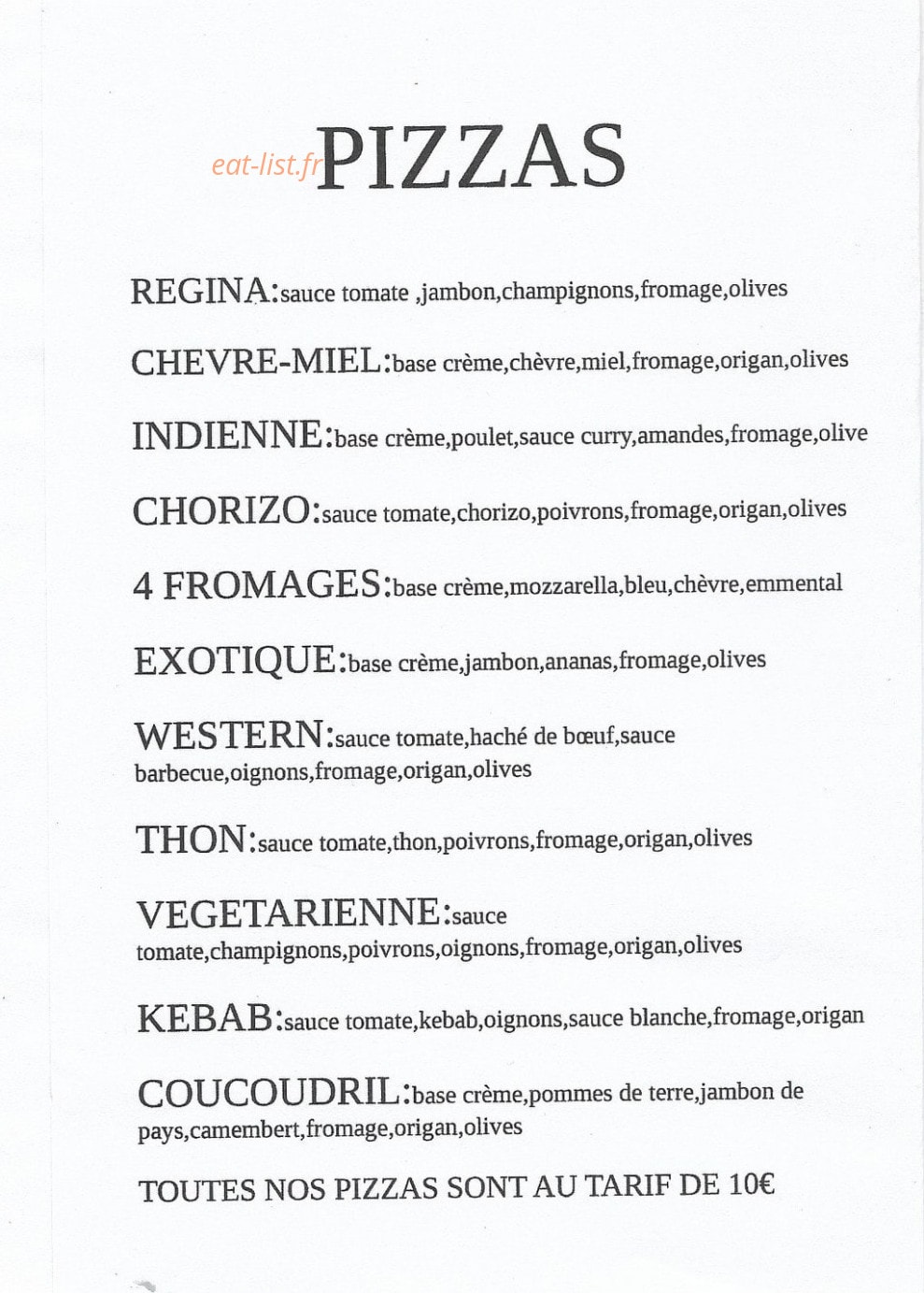 Le Coucoudril — carte page 1