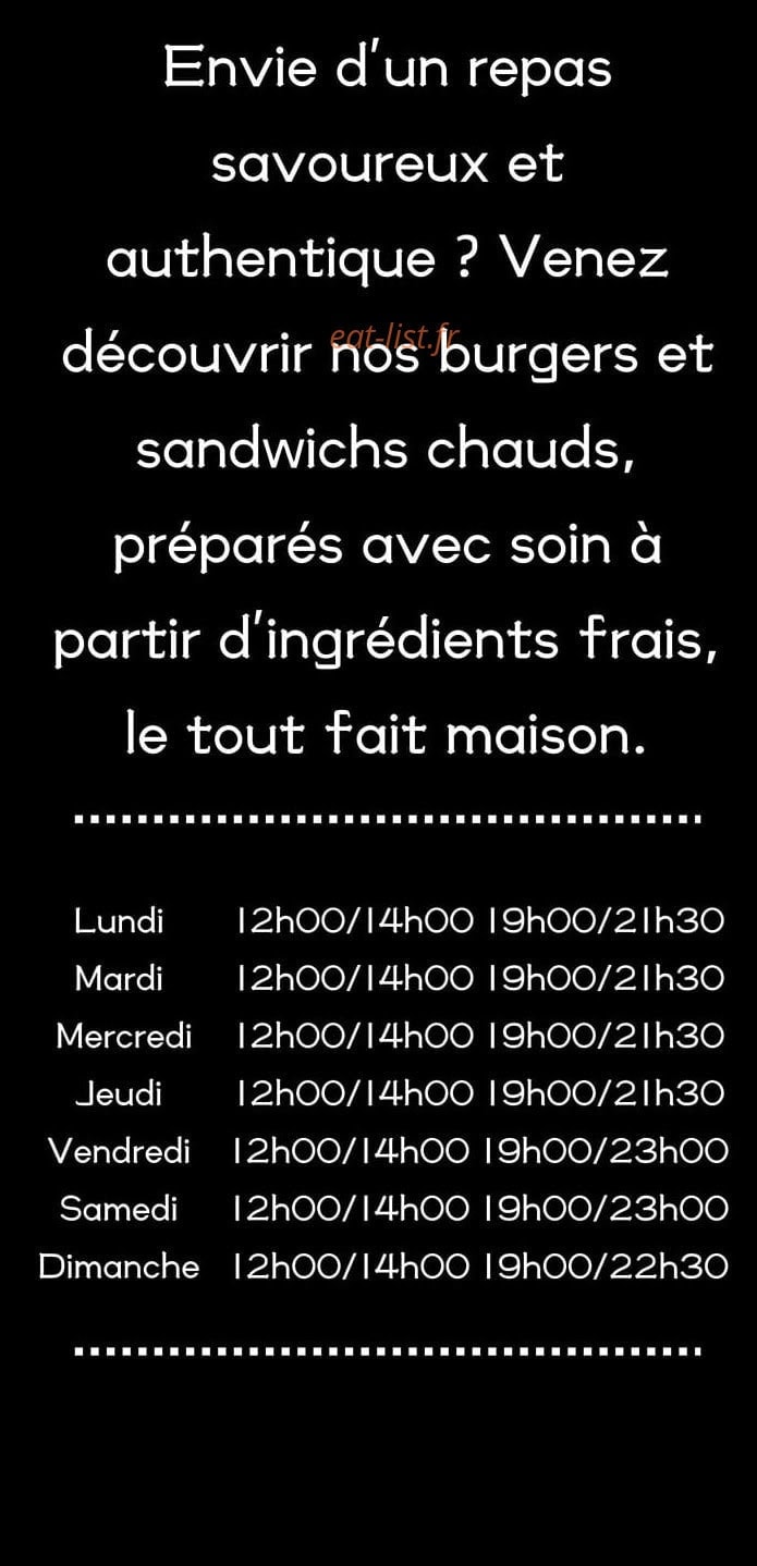 Kals Burger — carte page 5