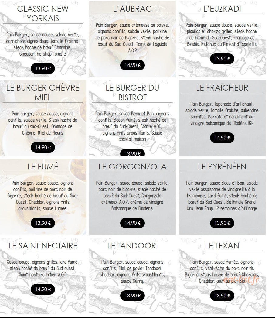 Beau et Bon — carte page 3