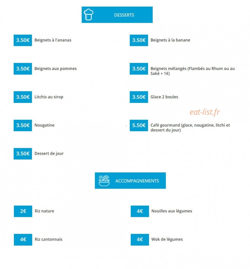 Chez kim — carte page 4