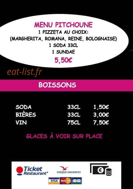 La Pizzaïola — carte page 5