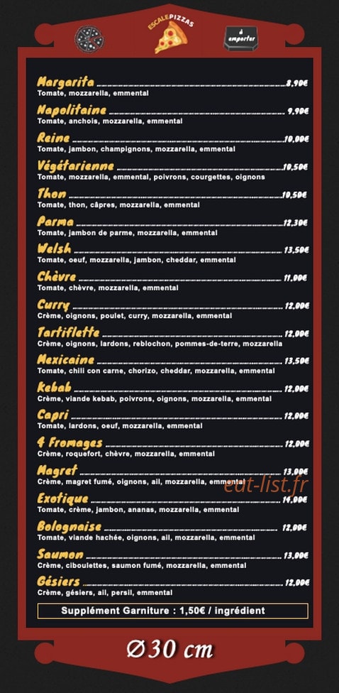 Pizzéria L'Escale à L' Isle En Dodon - menu et photos