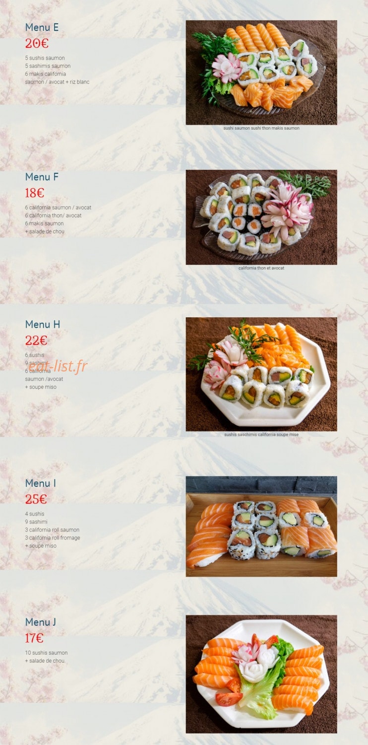 Sabaï Siam — carte page 3