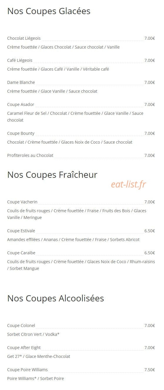 L'asador — carte page 10