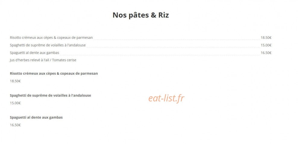 L'asador — carte page 9
