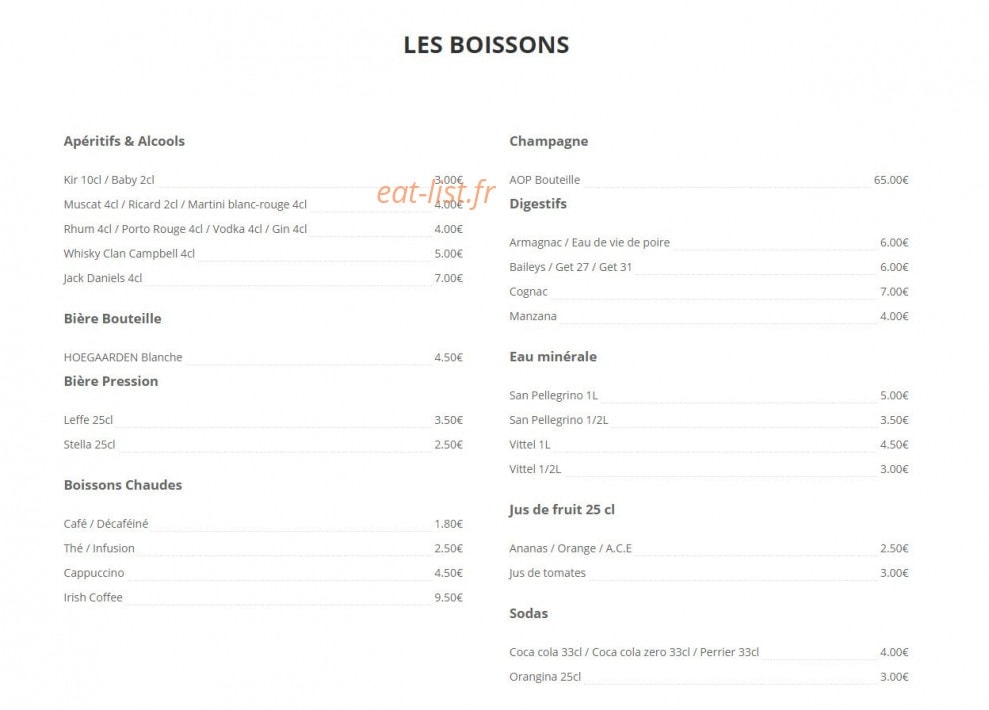 L'asador — carte page 1
