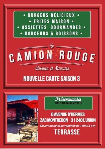 Le Camion Rouge — carte page 1