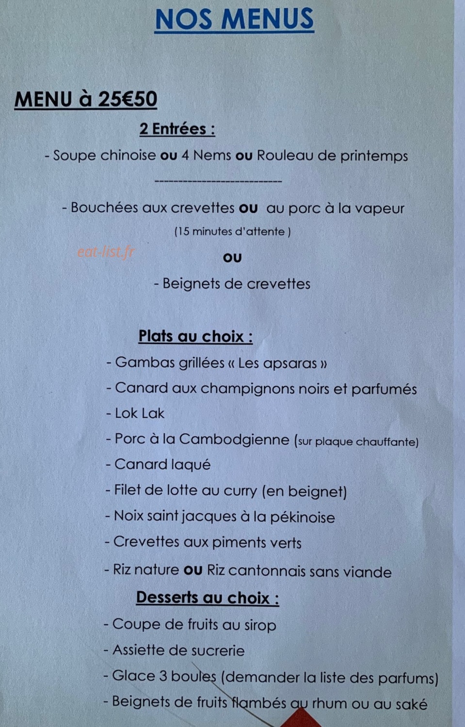 Les Apsaras — carte page 3