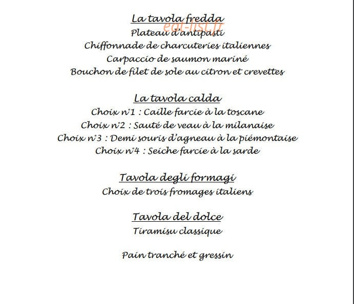 Maison Benetti — carte page 1