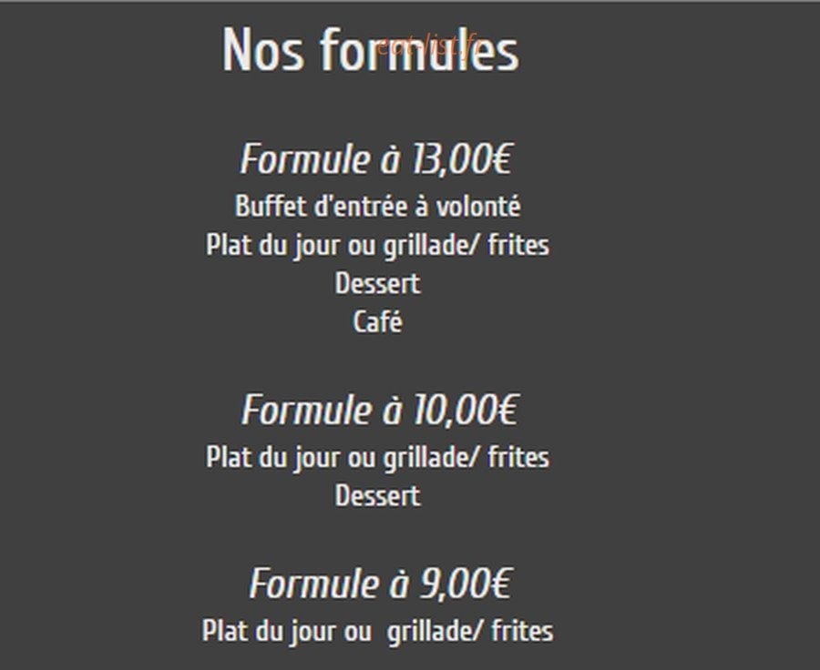 Mpa Traiteur — carte page 1