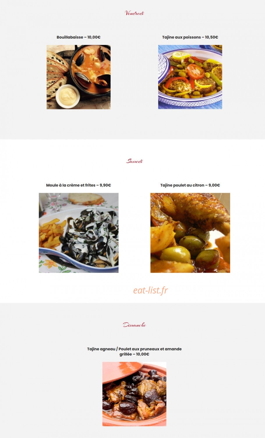Paella pepita — carte page 2