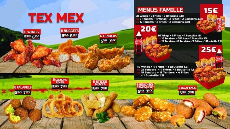 Tacos Burger Avenue — carte page 3