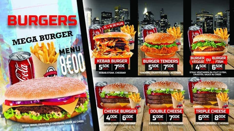 Tacos Burger Avenue — carte page 4