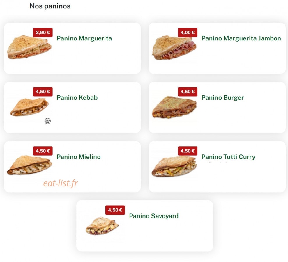 Tutti Pizza — carte page 5