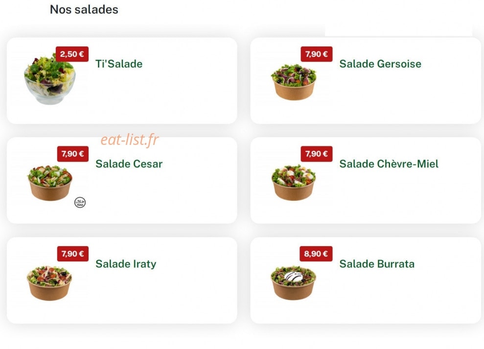 Tutti Pizza — carte page 4