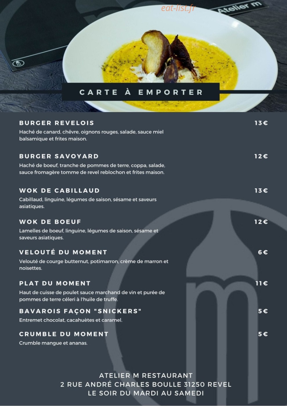 Atelier m — carte page 1