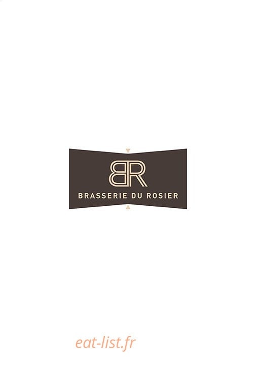 Brasserie du rosier — carte page 1