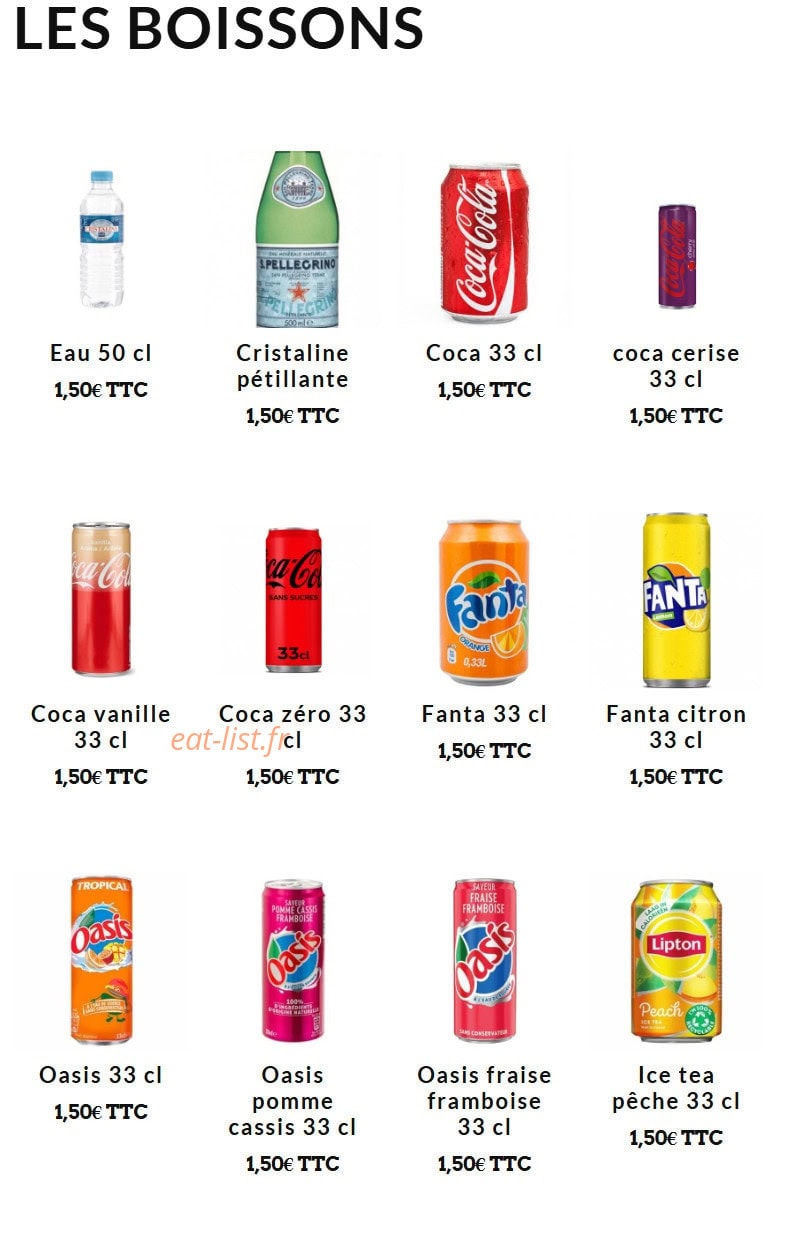 Chez fredo — carte page 18