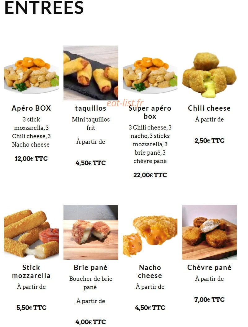 Chez fredo — carte page 1
