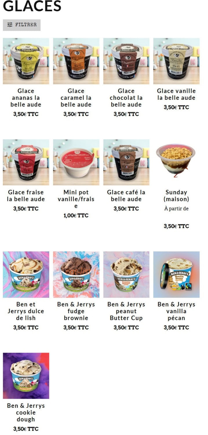 Chez fredo — carte page 15