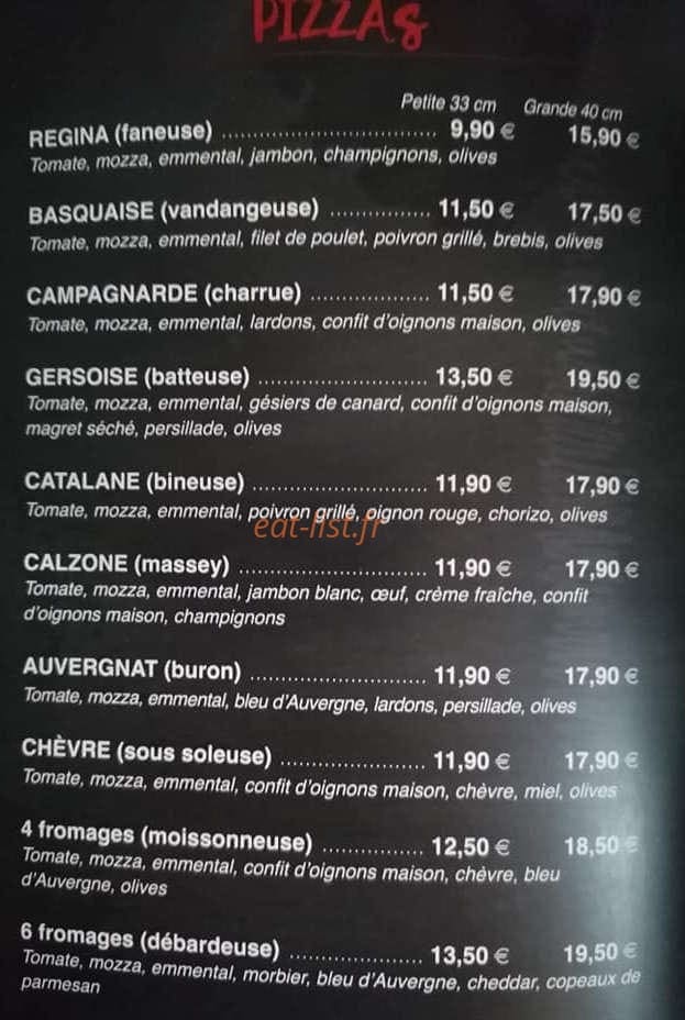 Chez Paulette — carte page 4
