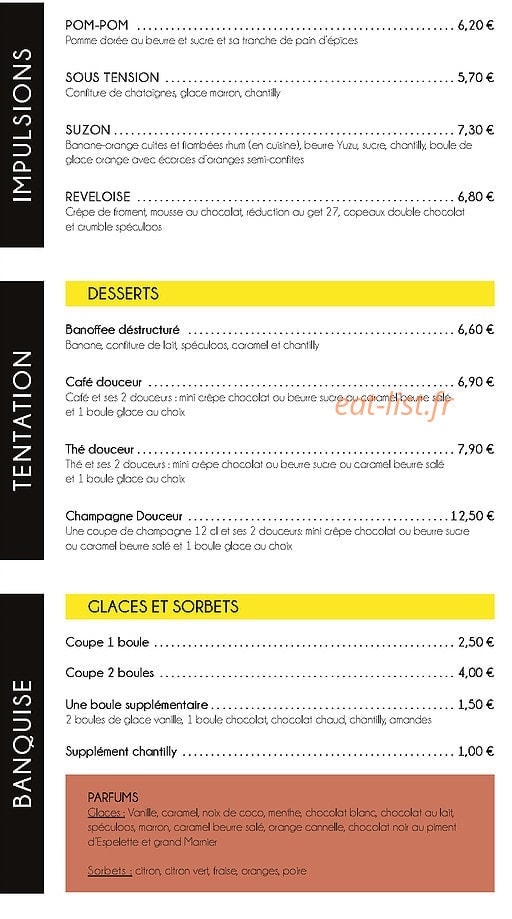 Crêperie Urbaine — carte page 4
