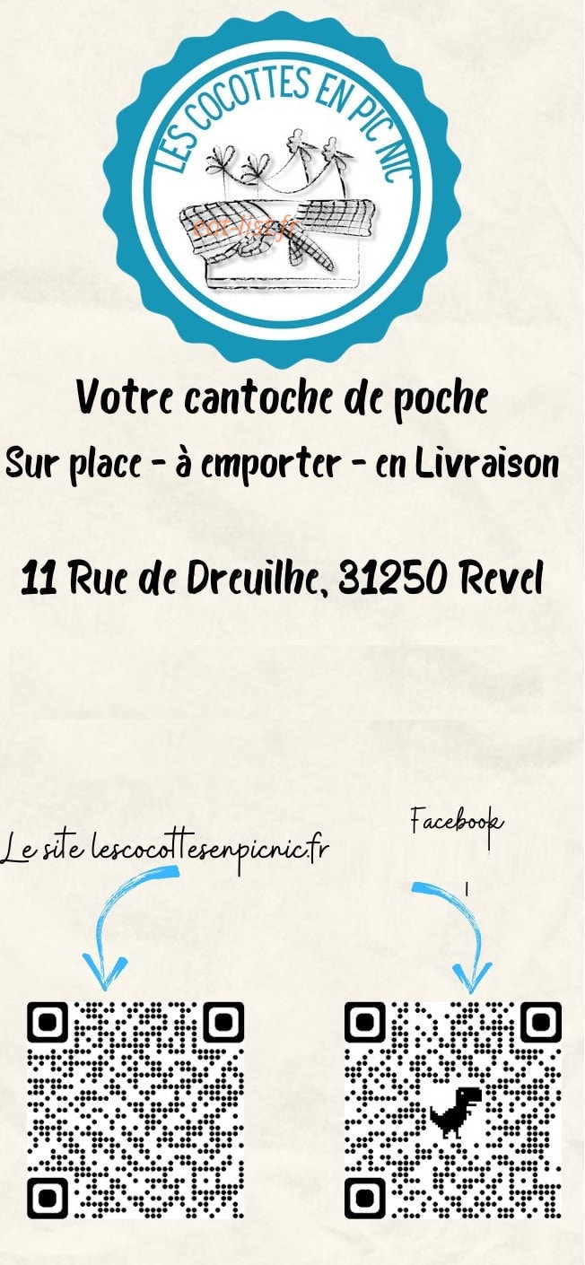 Les Cocottes en PicniC — carte page 1
