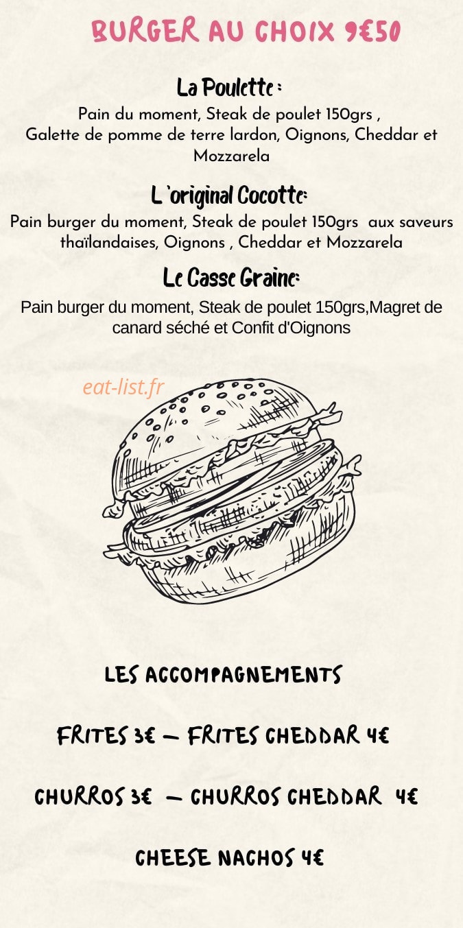 Les Cocottes en PicniC — carte page 2