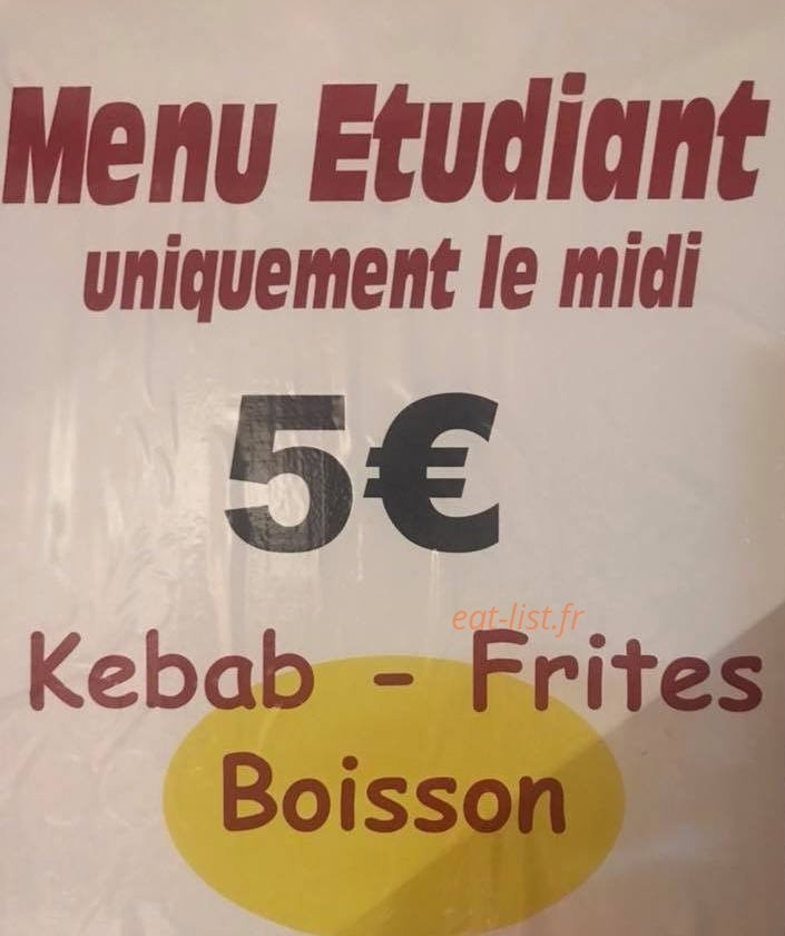 Naan Kebab — carte page 1