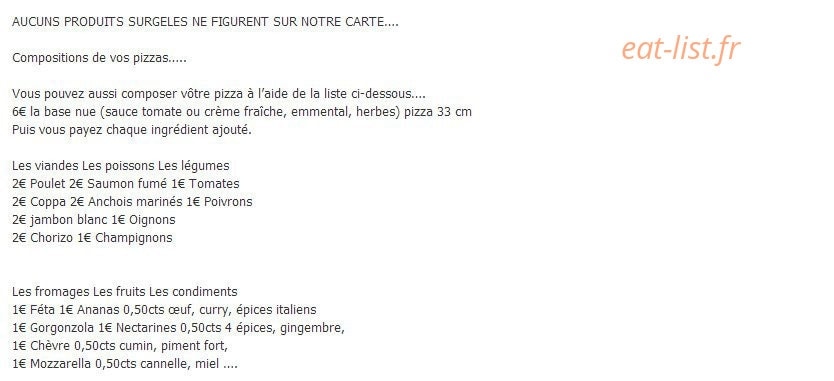 Chez Tonton et Roro — carte page 2
