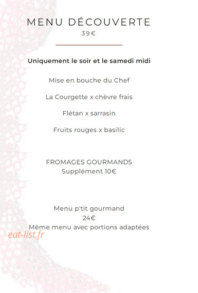 Ciel à Table — carte page 3