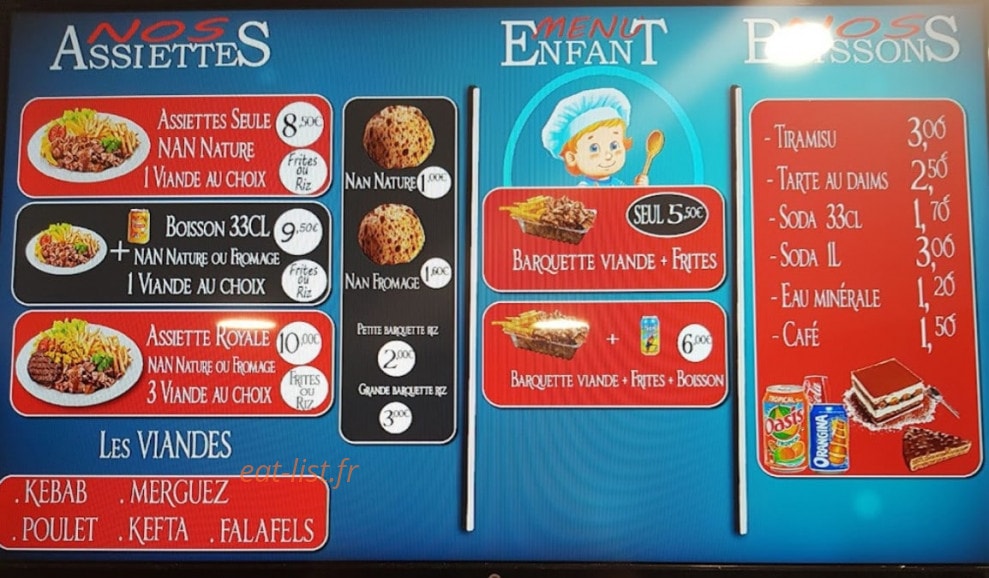 Kebab Keeb Naan — carte page 3