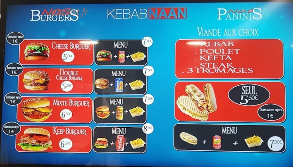 Kebab Keeb Naan — carte page 4